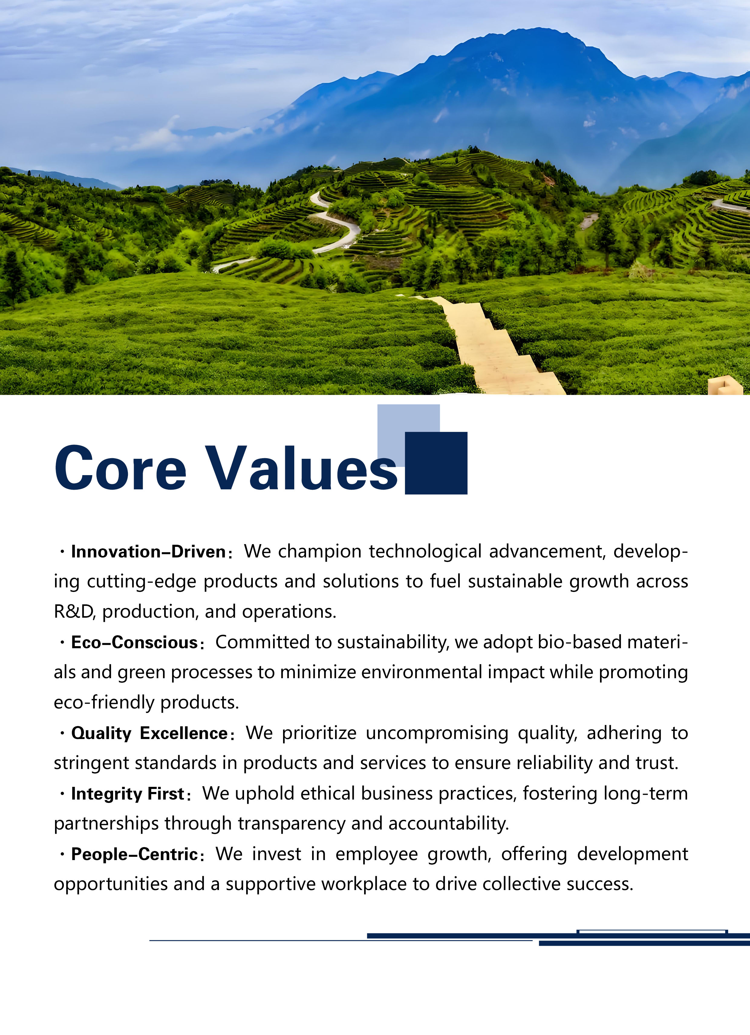 价值观-Core Values
